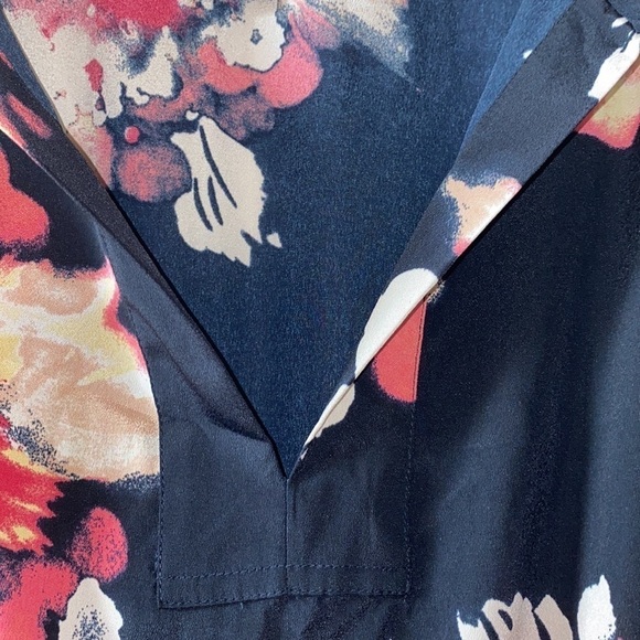 Ann Taylor Split-Neck Floral Sleeveless Maxi Dress - Picture 6 of 12